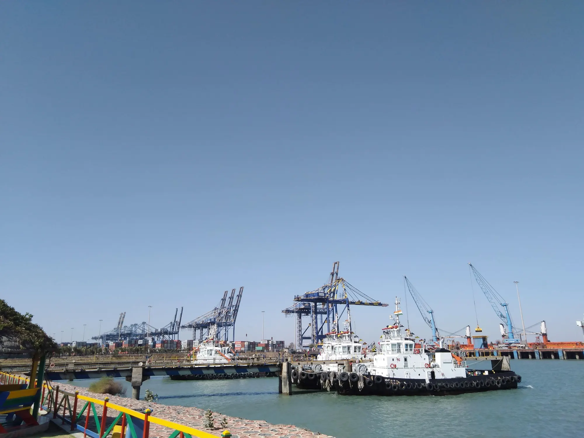 Mundra port in Gujarat, India