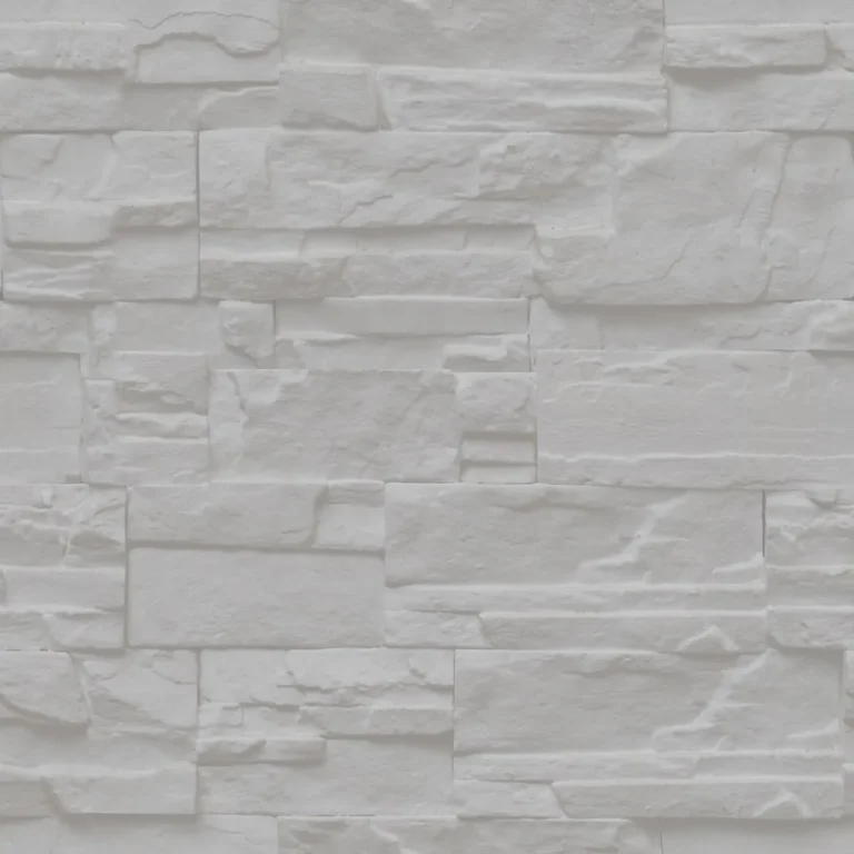Square-cut ridge stone wall cladding surface