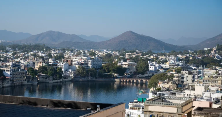 View over Udaipur, Rajasthan, from the City Palace